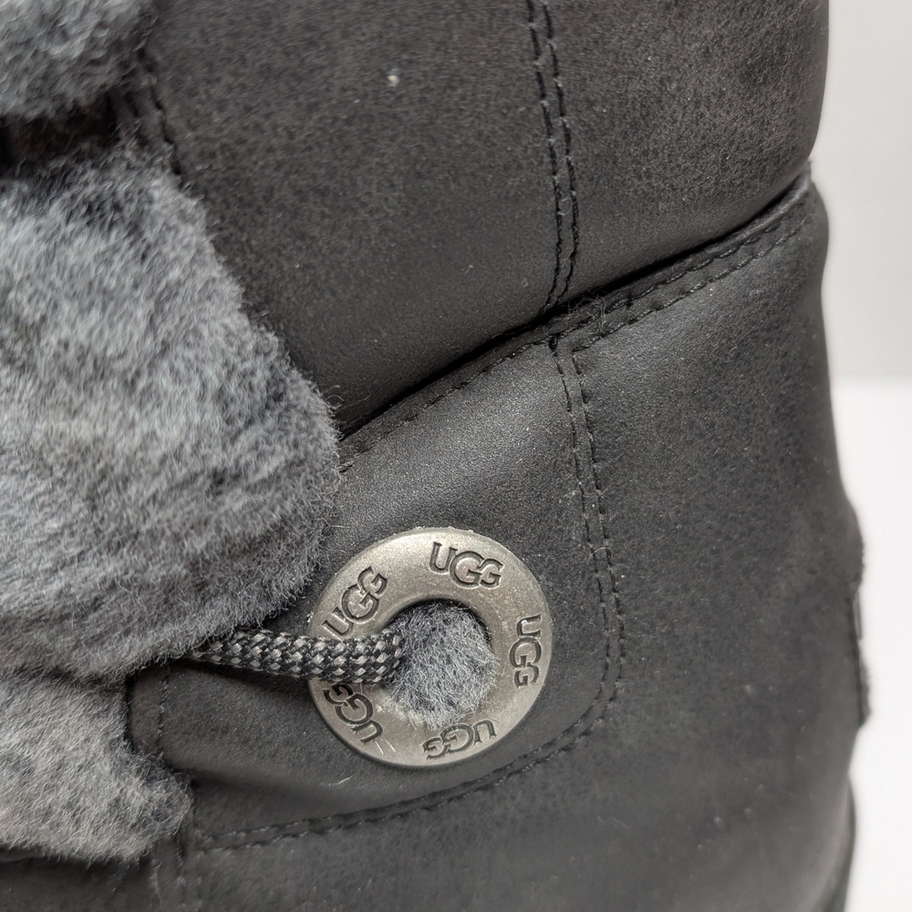 Ugg Sheepskin Leather Moon Boots Women US Size 9 - Picture 5 of 14